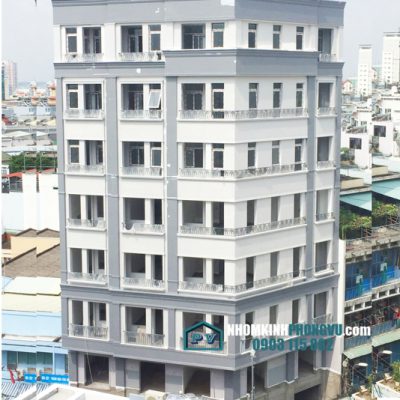 Lắp đặt cửa nhôm xingfa tòa nhà AP Buiding, Trường Sơn, Tân Bình