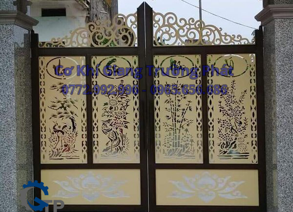 LÀM CỬA CỔNG SẮT CNC TỐT TẠI LONG THÀNH
