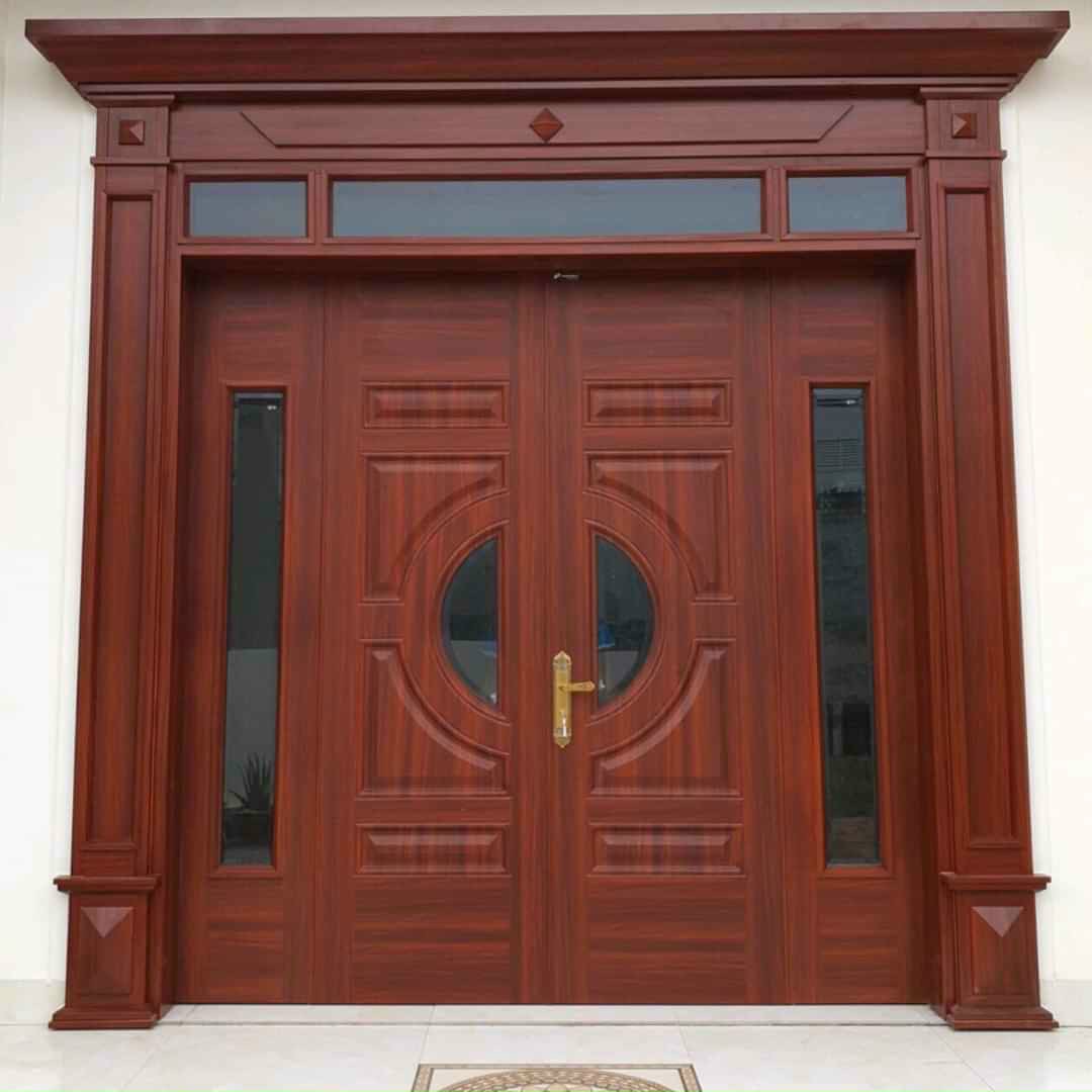 Giá cửa thép vân gỗ 4 cánh tại Vũng Tàu